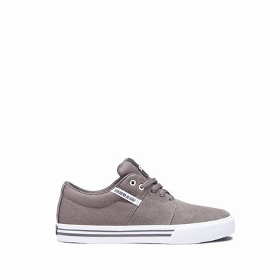 Supra STACKS II VULC - Lasten Tennarit - Harmaat